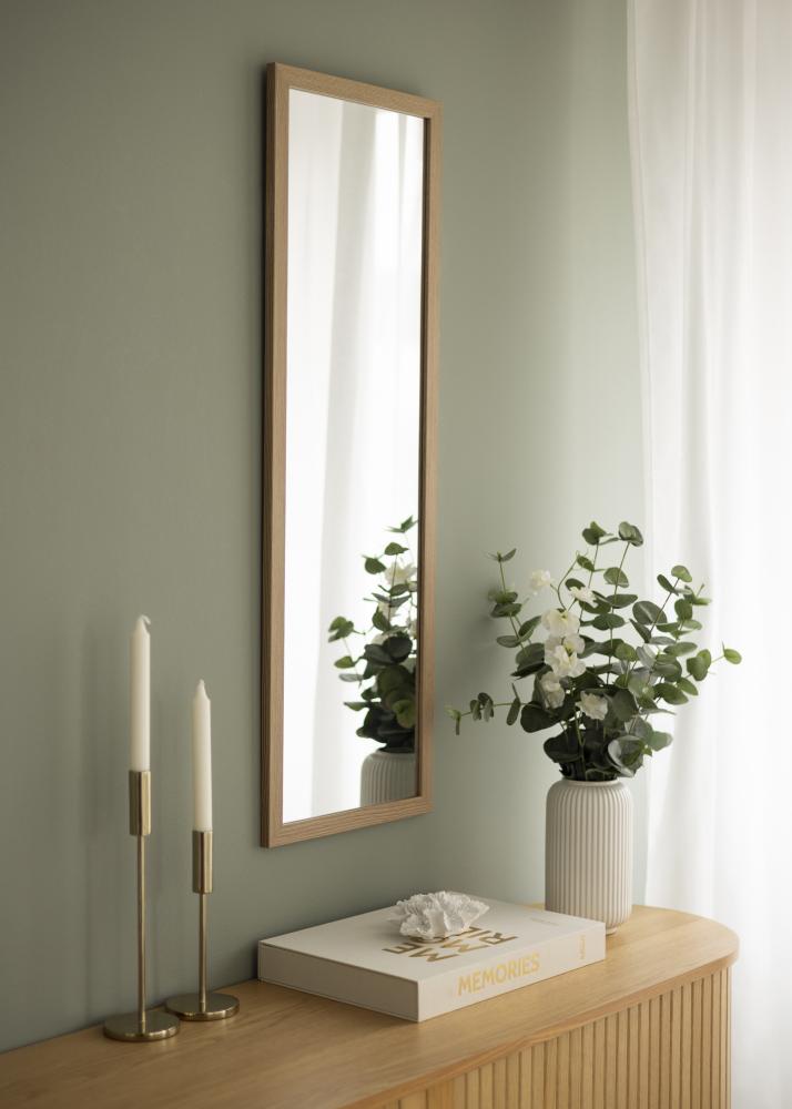 BGA Mirror Overdoor Oak 34x100 cm
