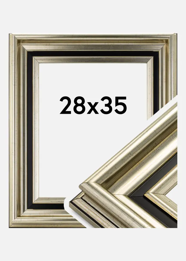 Ramverkstad Frame Gysinge Premium Silver 28x35 cm