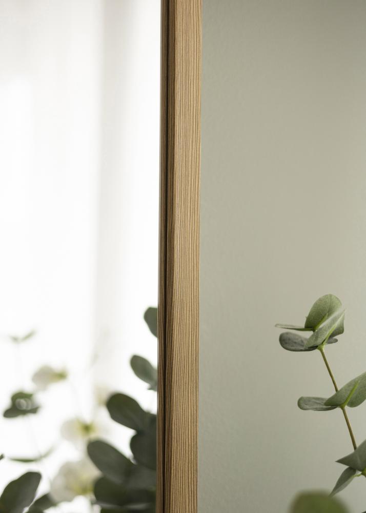 BGA Mirror Overdoor Oak 34x100 cm