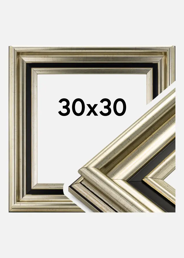 Ramverkstad Frame Gysinge Premium Silver 30x30 cm