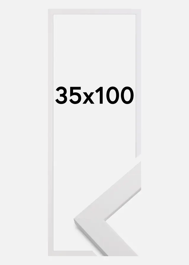 Galleri 1 Frame White Wood 35x100 cm