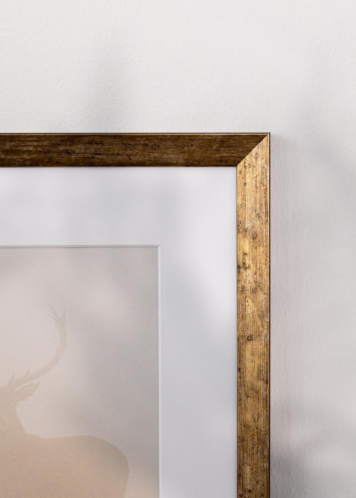 Jämtlands Ramfabrik Frame Dune Acrylic Glass Gold 21x29.7 cm (A4)