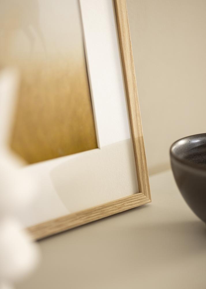 Ram med passepartou Frame Soul Oak Veneer 70x100 cm - Picture Mount White 60x90 cm