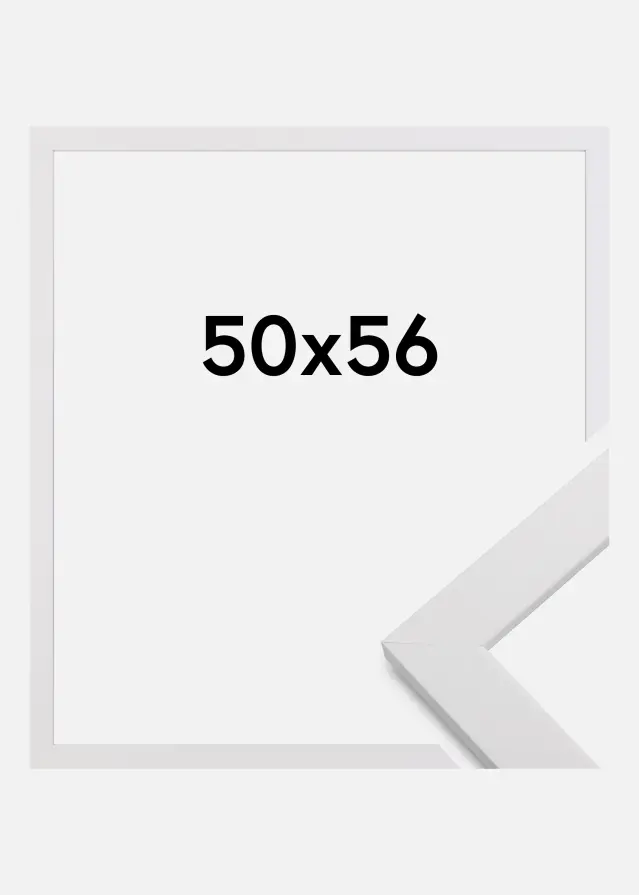 Galleri 1 Frame White Wood Acrylic glass 50x56 cm