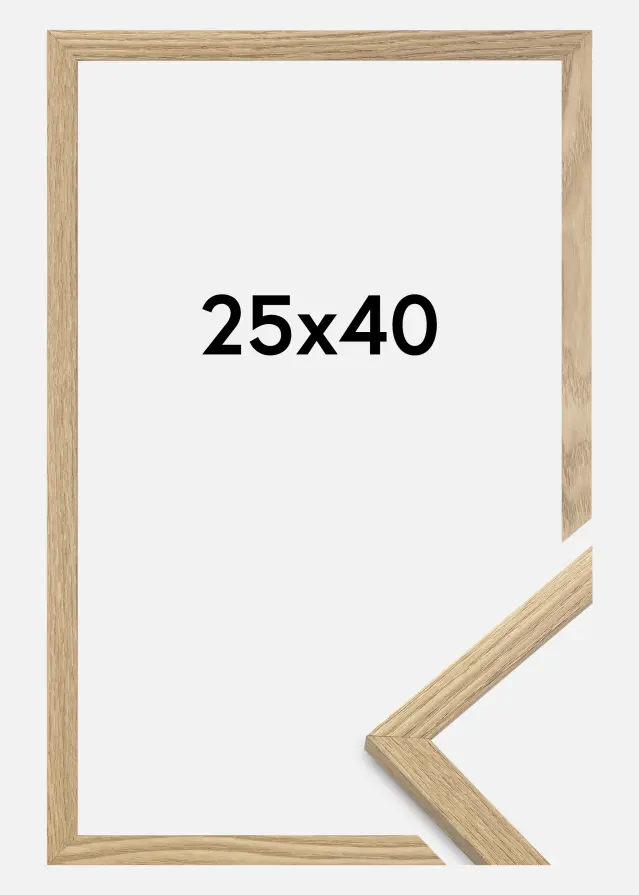 BGA Frame Trendy Acrylic Glass Oak 25x40 cm