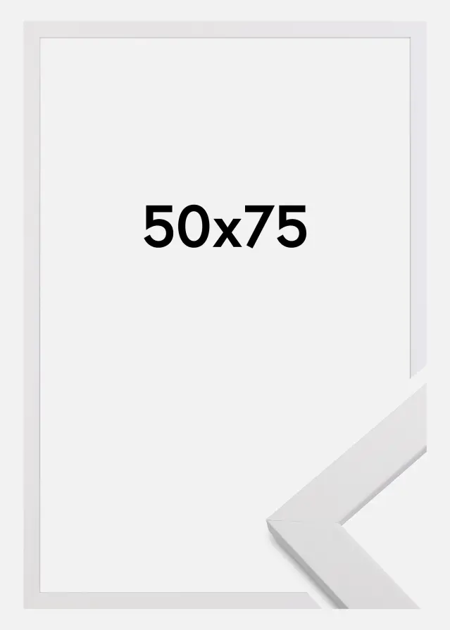 Galleri 1 Frame White Wood 50x75 cm