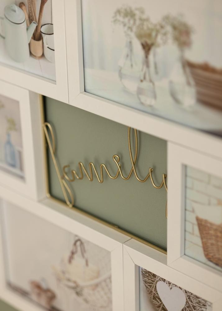 BGA Lovely Family Collage Frame White - 6 Pictures