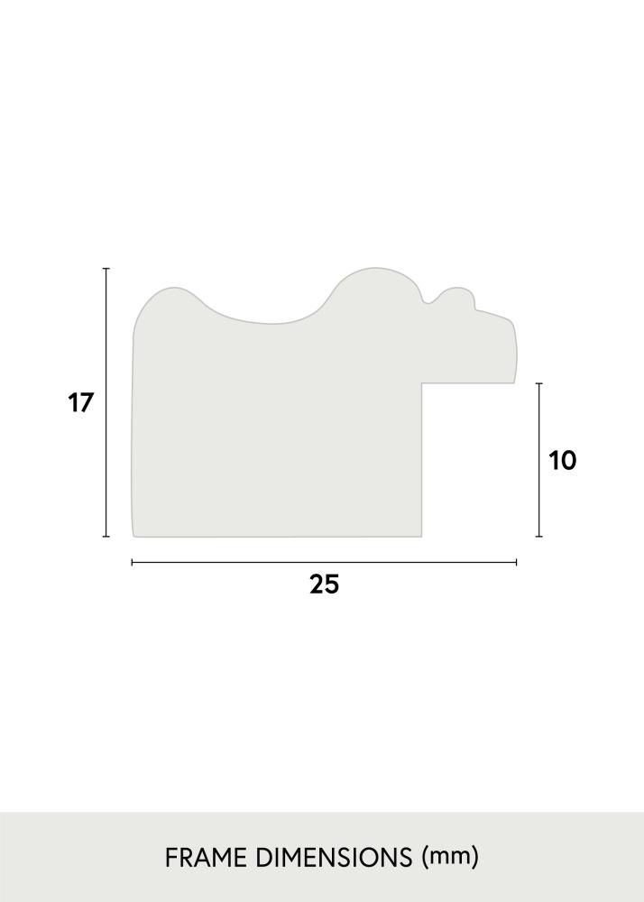 Ramverkstad Frame Drottningholm Silver II - Custom Size