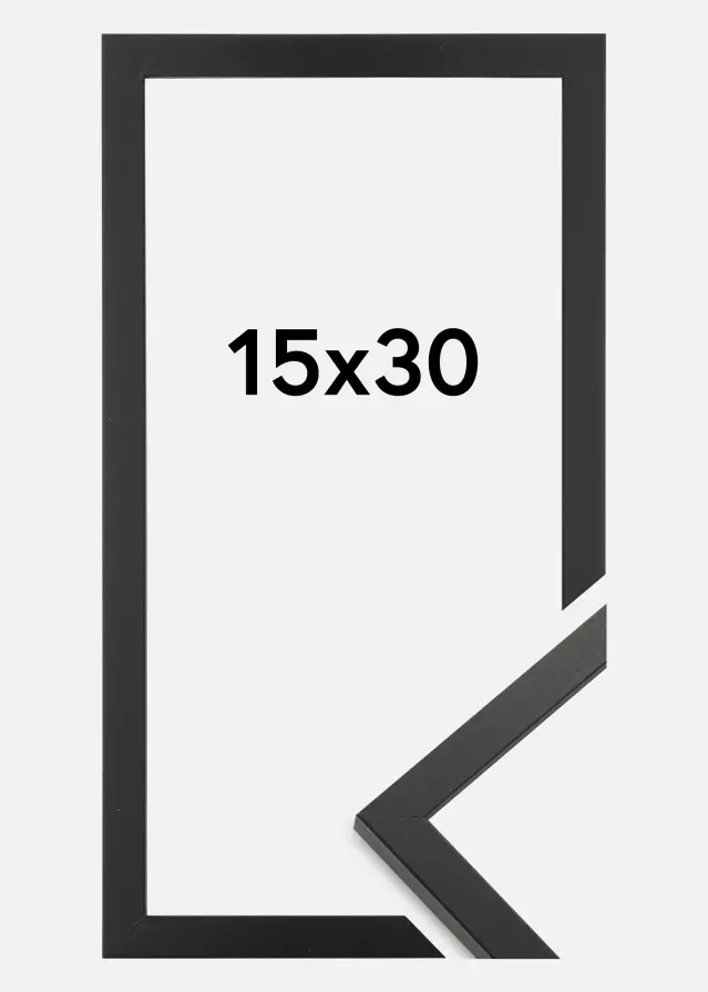 Artlink Factory I Frame Trendy Acrylic Glass Black 15x30 cm