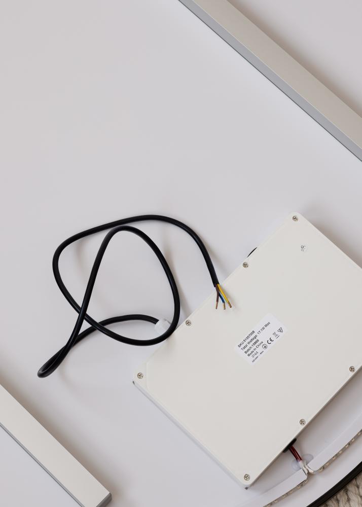 KAILA KAILA Mirror Circle LED Black 80 cm Ø