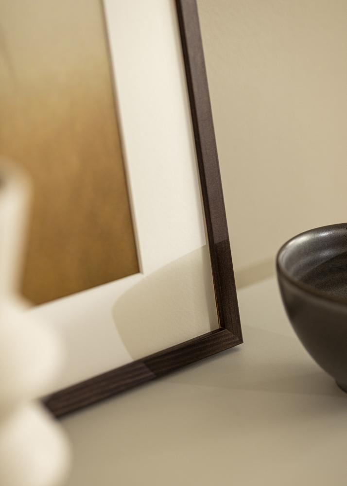 Estancia Frame E-Line Acrylic glass Walnut 50x50 cm