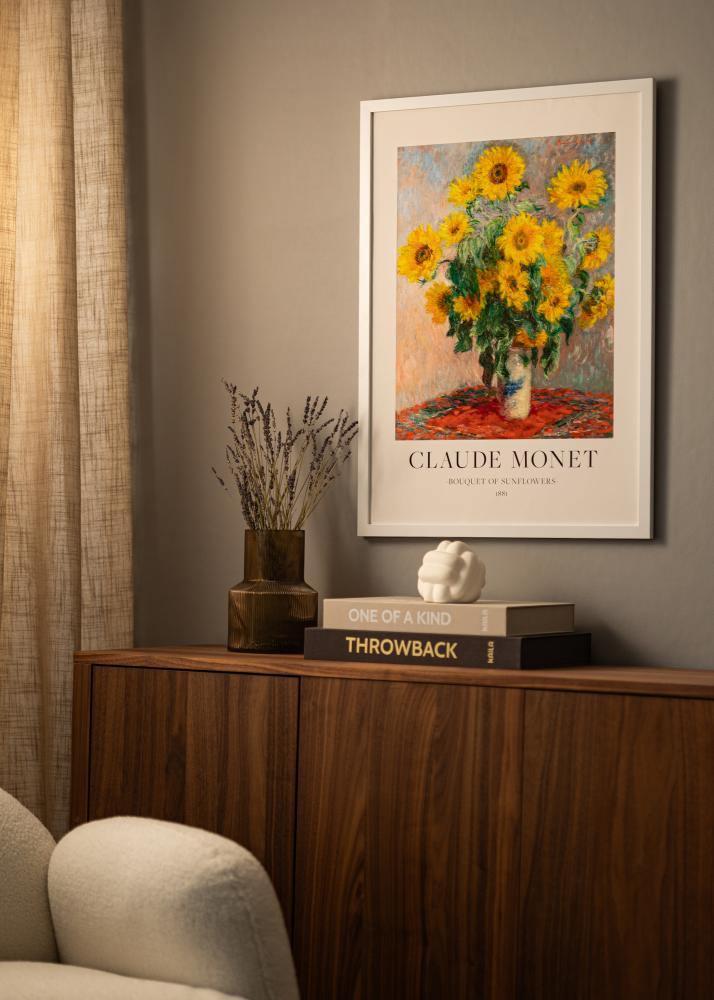 BGA Frame Deco Acrylic Glass White 50x70 cm