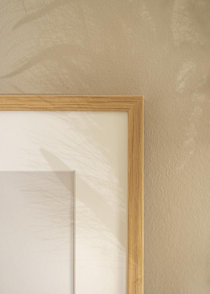 Ram med passepartou Frame Soul Oak Veneer 70x100 cm - Picture Mount White 60x90 cm