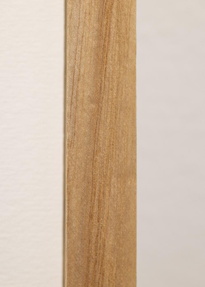 BGA Frame Solid Oak Acrylic Glass 21x29.7 cm (A4)