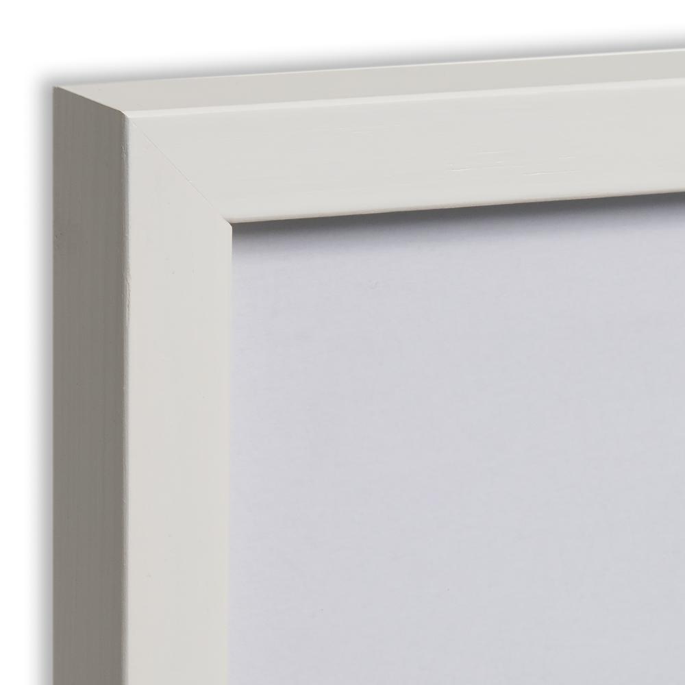 Ram med passepartou Frame Oslo White 60x60 cm - Picture Mount Black 50x50 cm