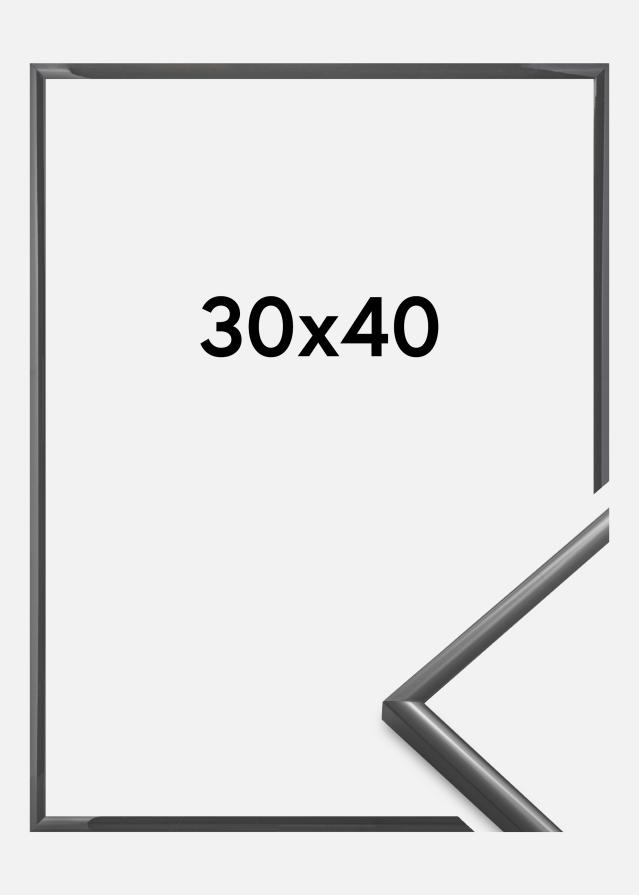 BGA Frame New Lifestyle Acrylic Glass Dark Grey 30x40 cm