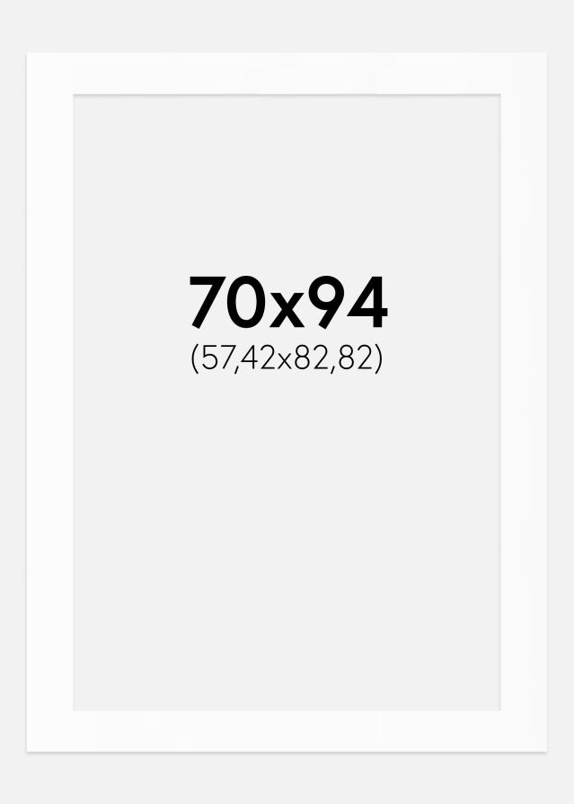 Artlink Mount White Standard (White Core) 70x94 cm (57,42x82,82)