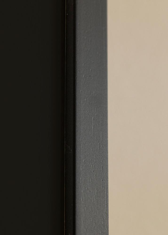 Ram med passepartou Frame Edsbyn Black 18x18 cm - Picture Mount Black 12x12 cm