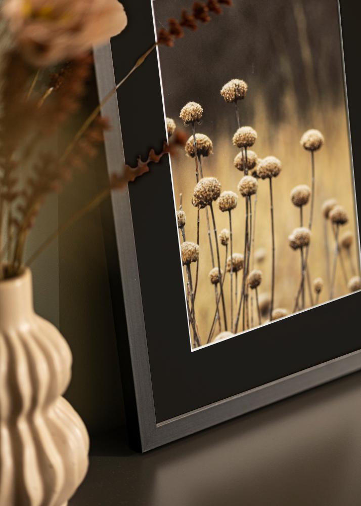 Ram med passepartou Frame Selection Black 70x70 cm - Picture Mount Black 60x60 cm