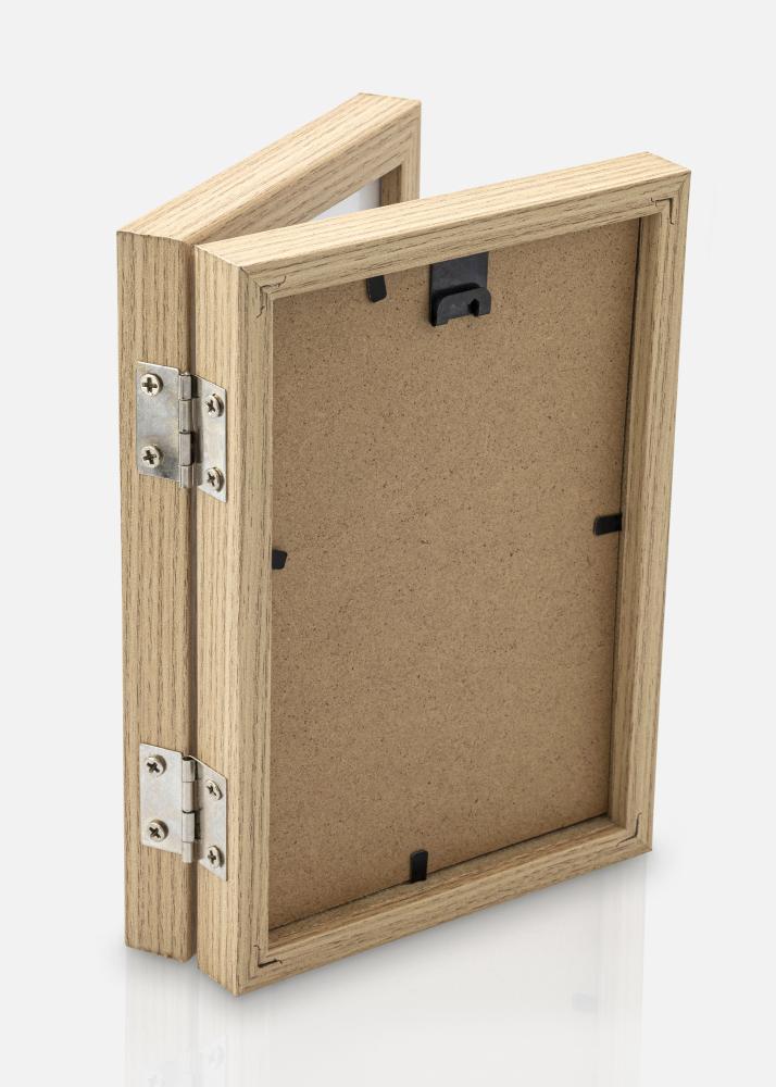 BGA Folding picture Frame Solid Oak 10x15 cm