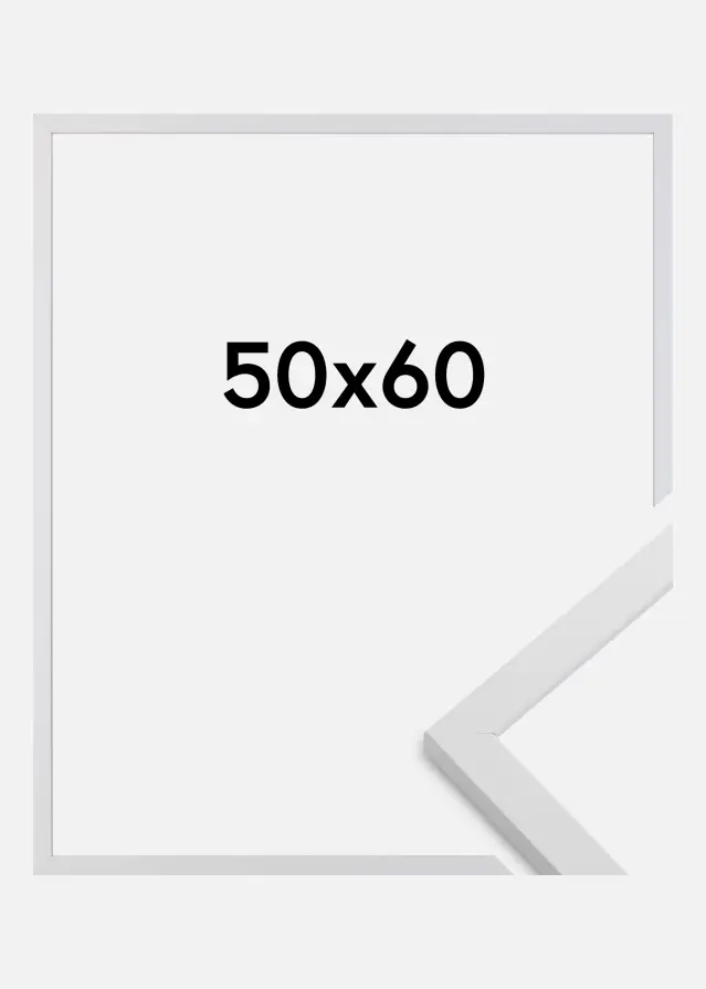 BGA Frame Trendy Acrylic glass White 50x60 cm