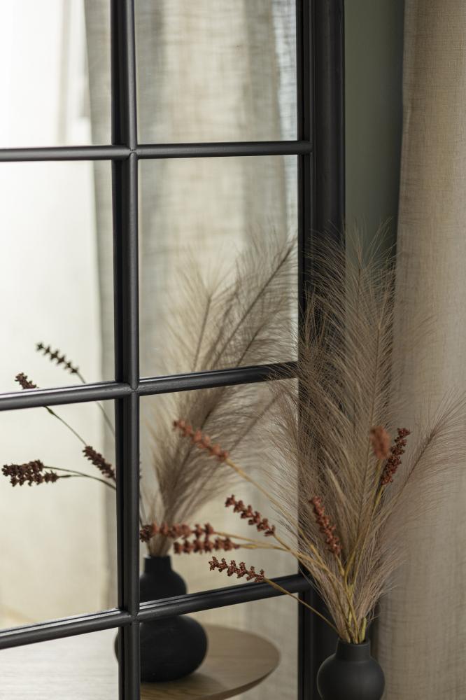 ID Factory Mirror Window Tall Dome Black 103x180 cm