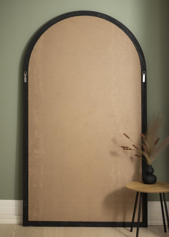 ID Factory Mirror Window Tall Dome Black 103x180 cm