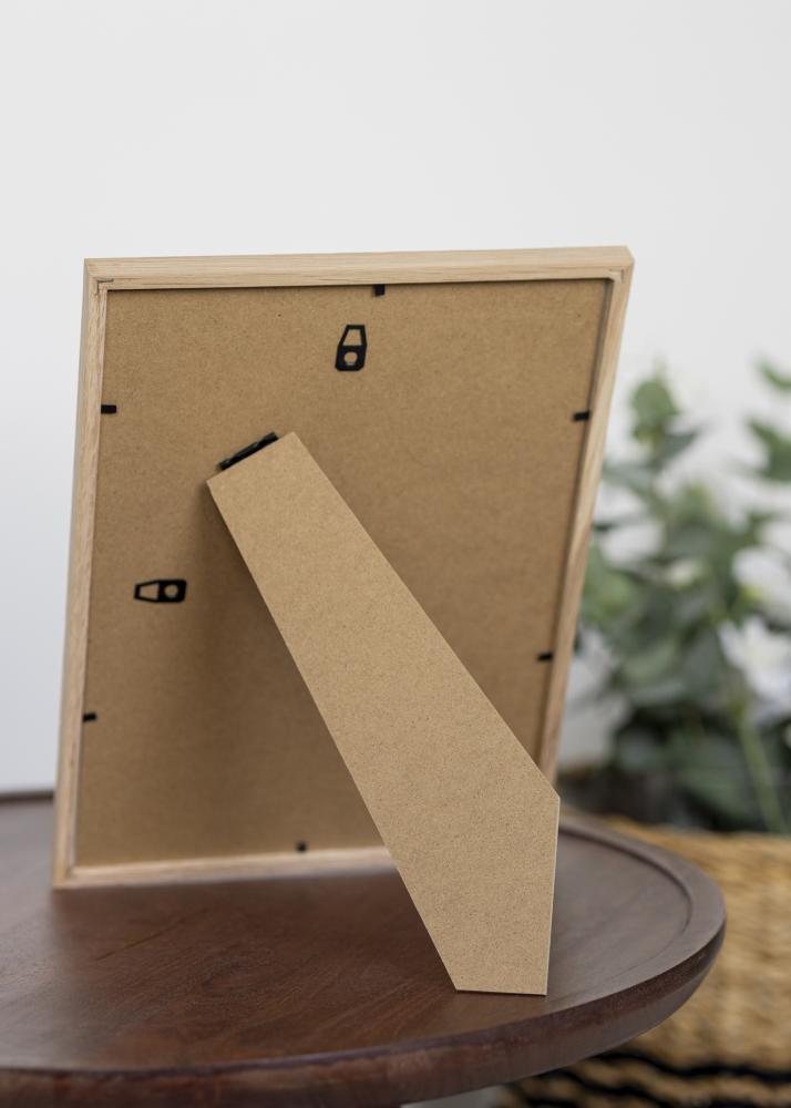 BGA Frame Smal Oak Acrylic Glass 20x30 cm