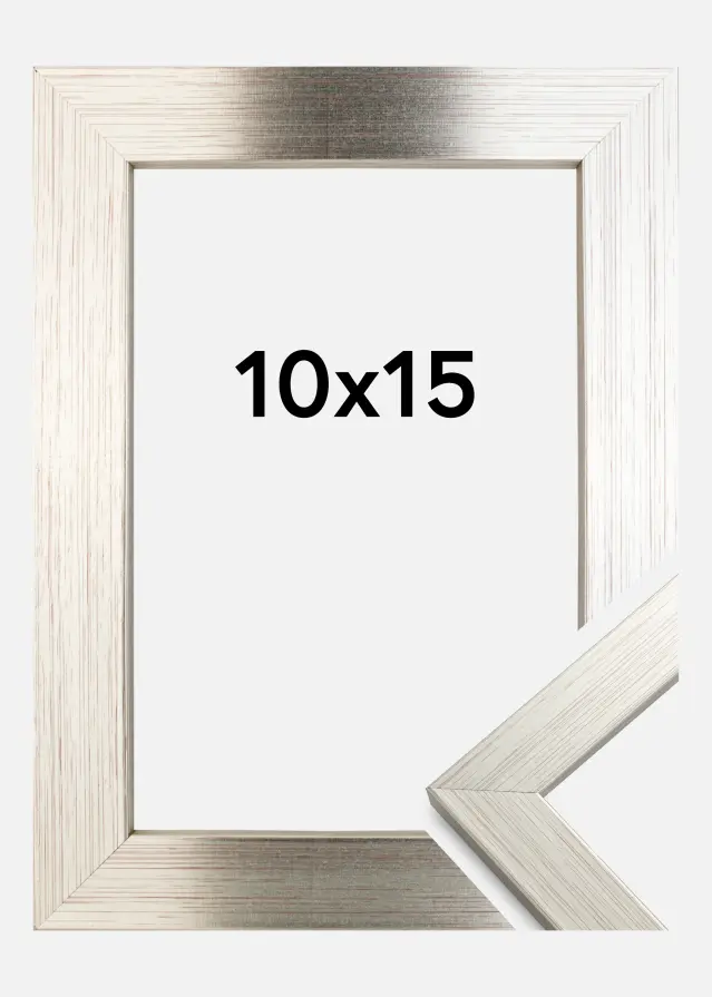 Galleri 1 Frame Silver Wood 10x15 cm