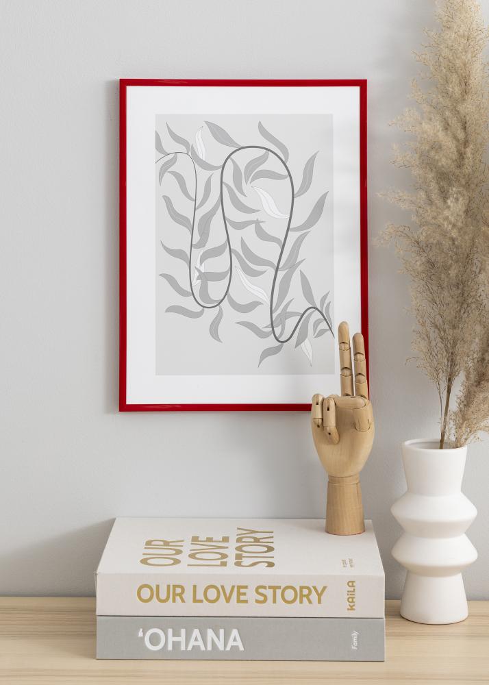 BGA Frame New Lifestyle Acrylic Glass Medium Red 30x40 cm