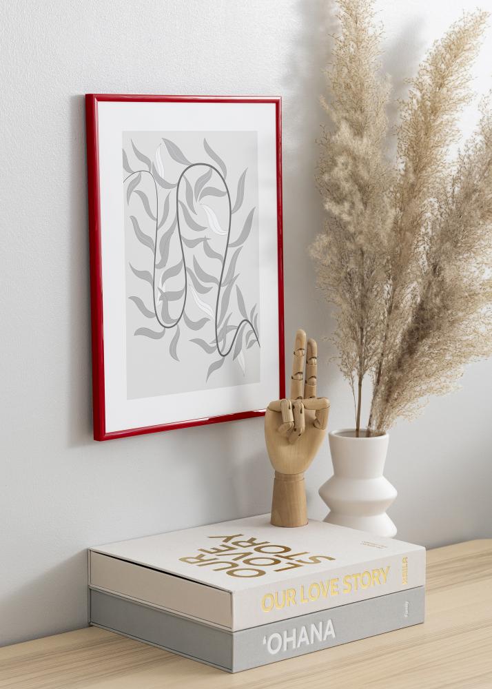 BGA Frame New Lifestyle Acrylic Glass Medium Red 30x40 cm