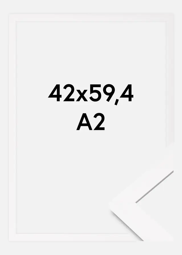 BGA Frame BGA Classic Acrylic Glass White 42x59,4 cm (A2)