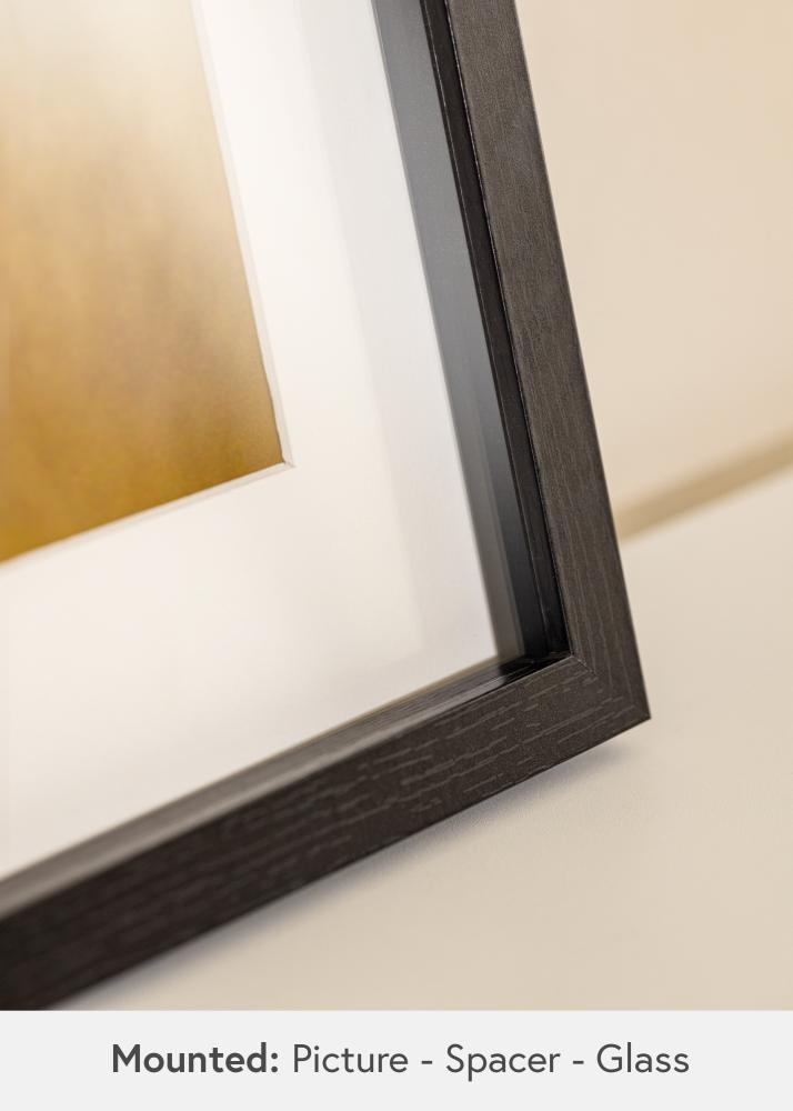 BGA BGA Box Frame Acrylic Glass Black 50x60 cm