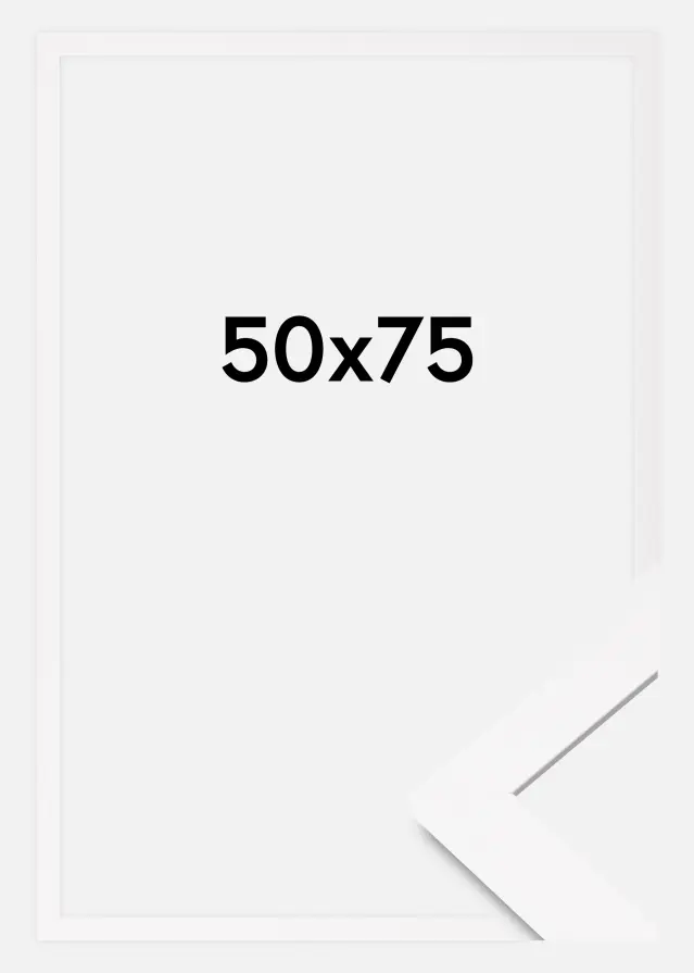 BGA Frame BGA Classic Acrylic Glass White 50x75 cm