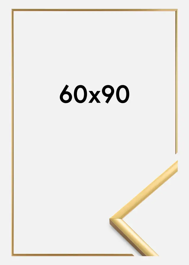 BGA Frame New Lifestyle Acrylic glass Shiny Gold 60x90 cm