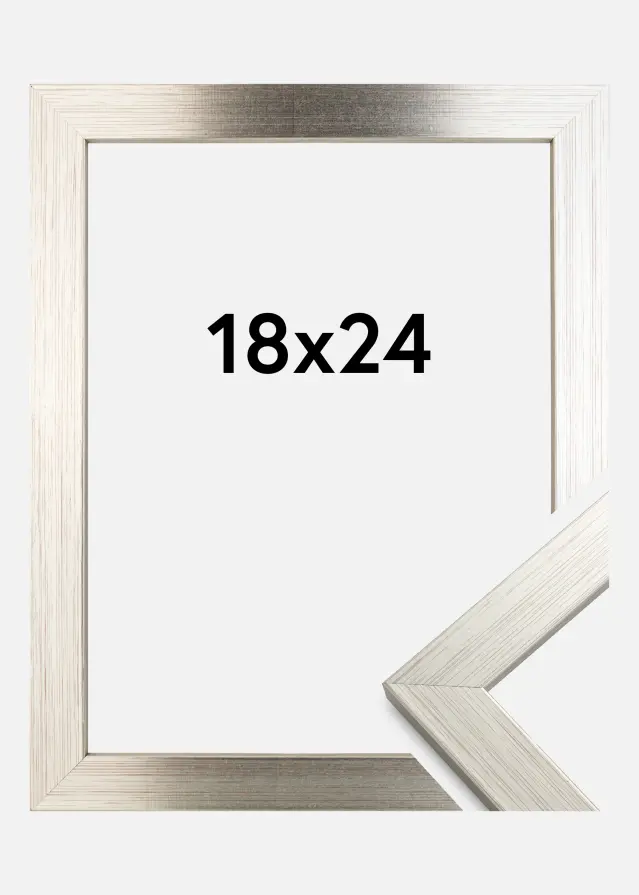 Galleri 1 Frame Silver Wood 18x24 cm