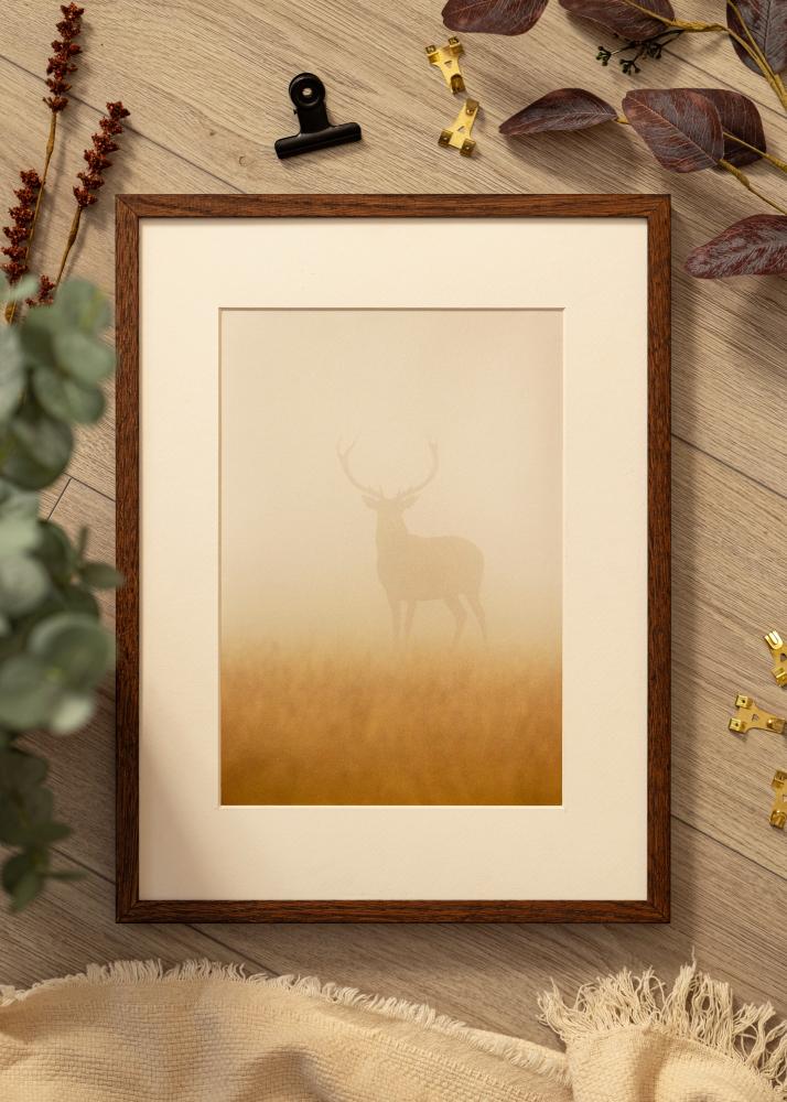 Artlink Massive Oak Acrylic Glass Dark Painted 60x80 cm