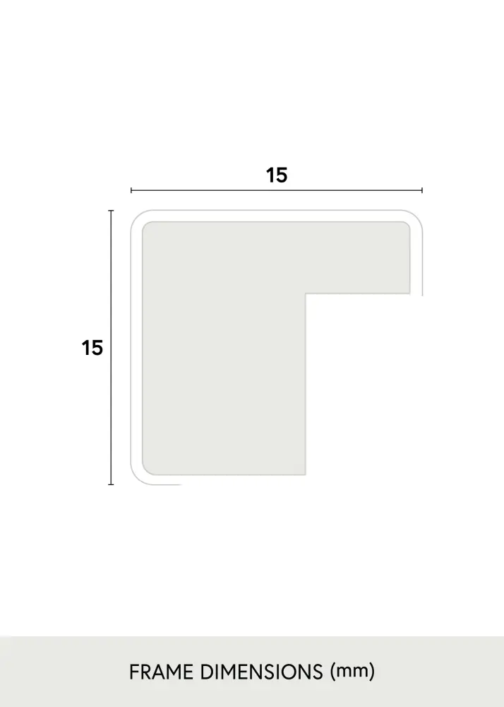 Incado Frame NordicLine Dirty Rose 50x70 cm