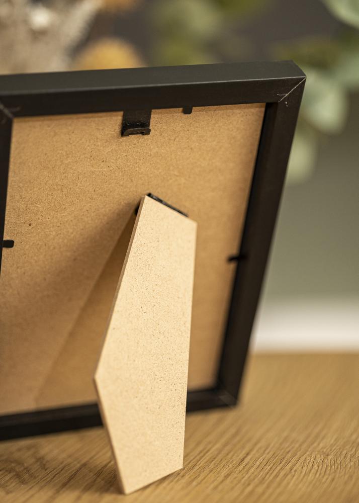 Ram med passepartou Frame Selection Black 13x18 cm - Picture Mount Black 9x12 cm