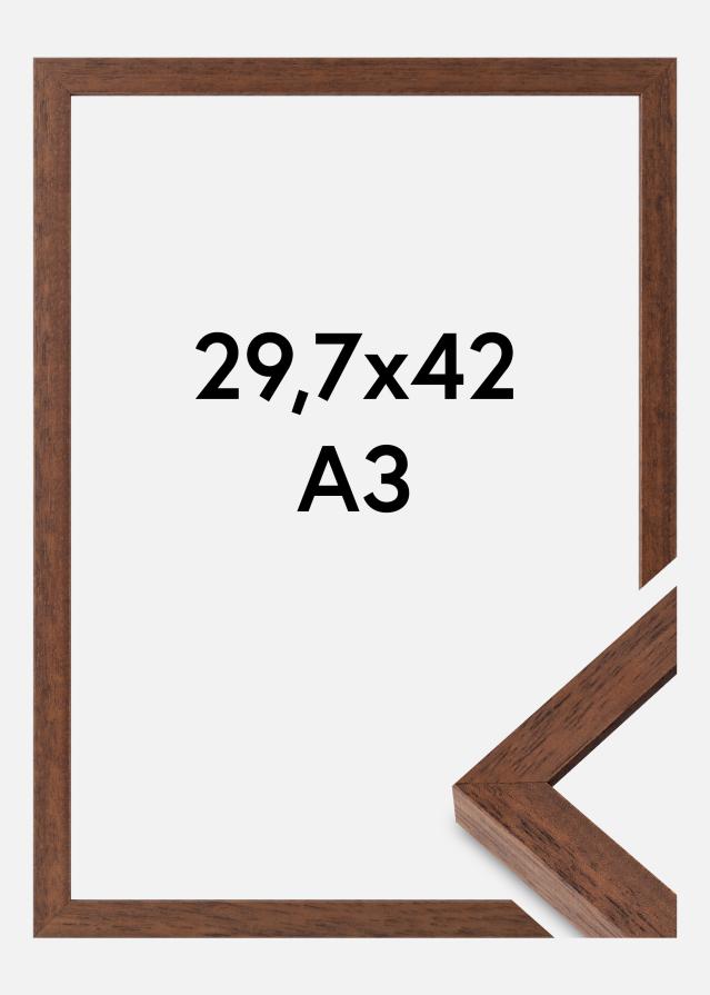 Mavanti Frame Hermes Acrylic Glass Teak 29.7x42 cm (A3)