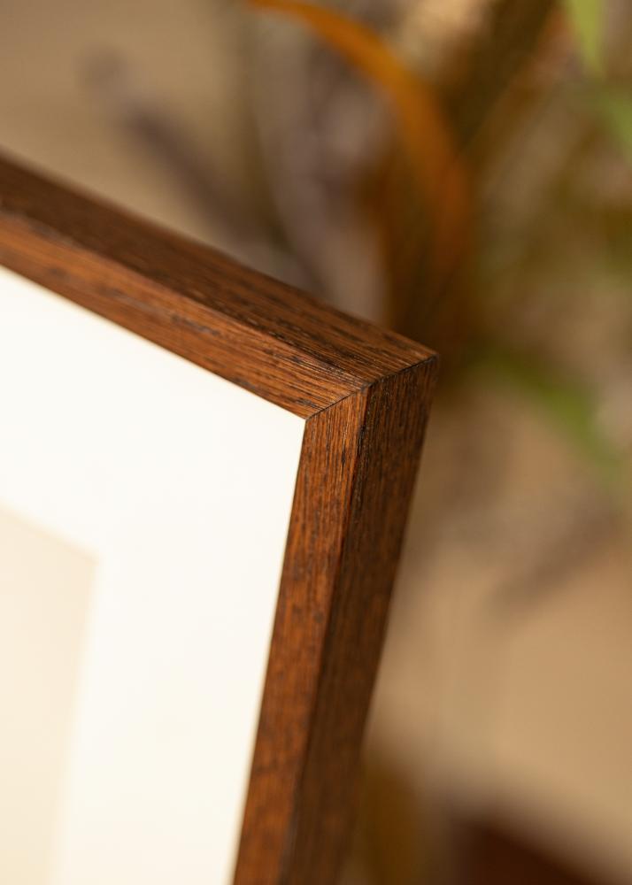 Artlink Massive Oak Acrylic Glass Dark Painted 60x80 cm