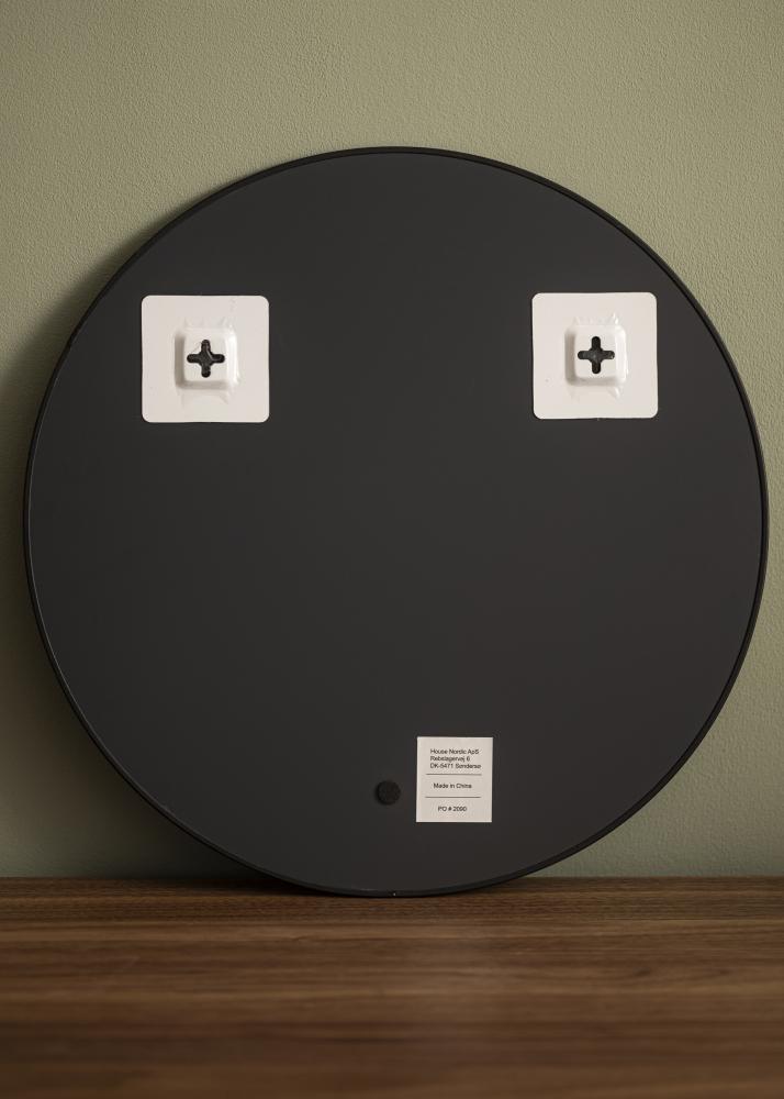 KAILA KAILA Round Mirror - Thin Black 40 cm Ø