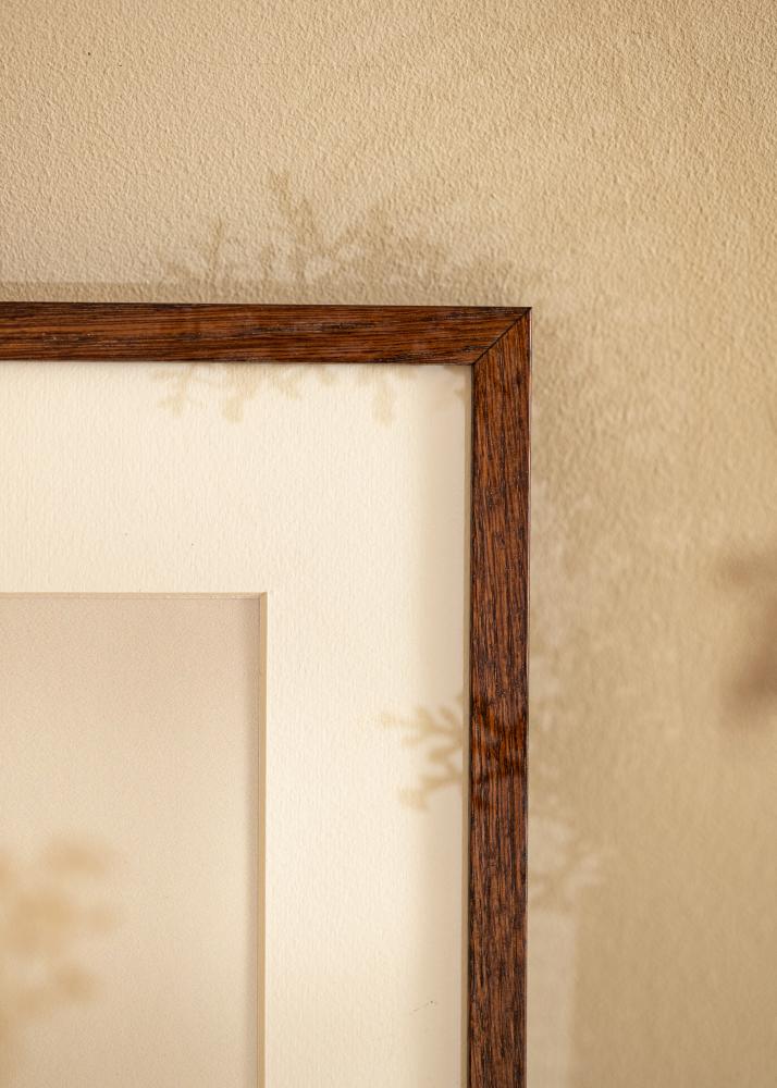 Artlink Massive Oak Acrylic Glass Dark Painted 60x80 cm