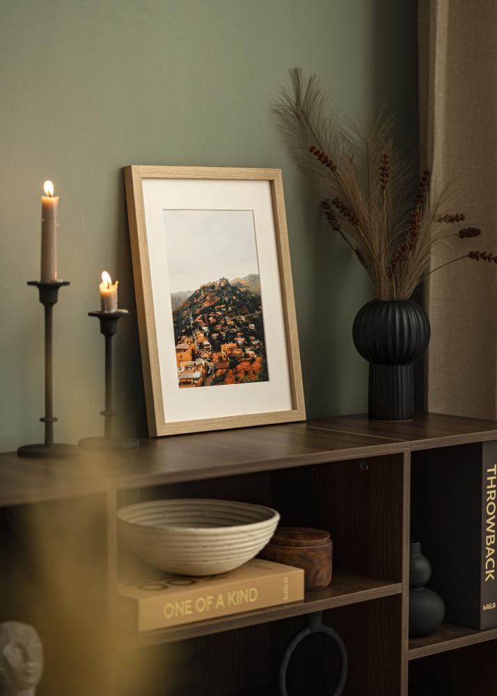 Galleri 1 Frame Blocky Acrylic glass Oak 77x112 cm