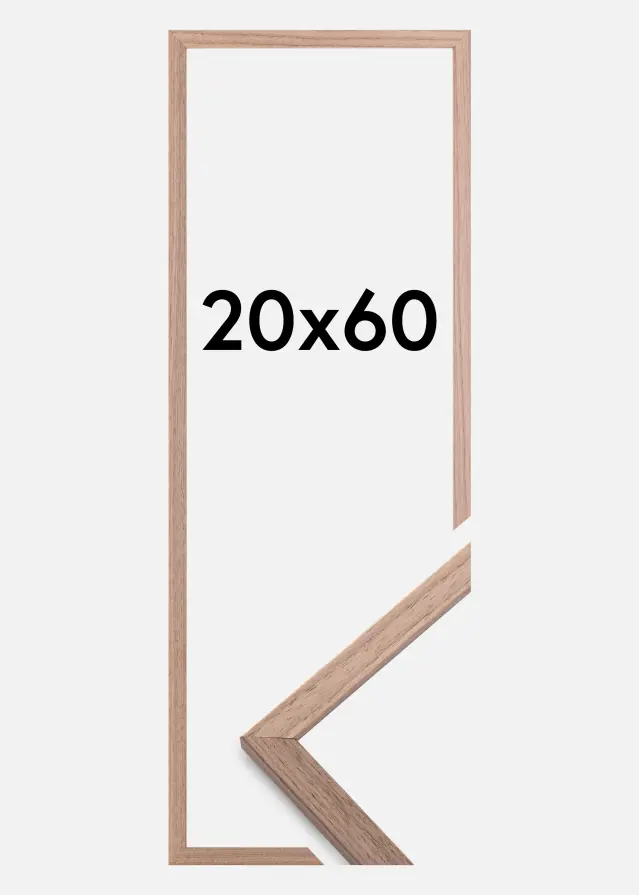 Galleri 1 Frame Edsbyn Light Walnut 20x60 cm