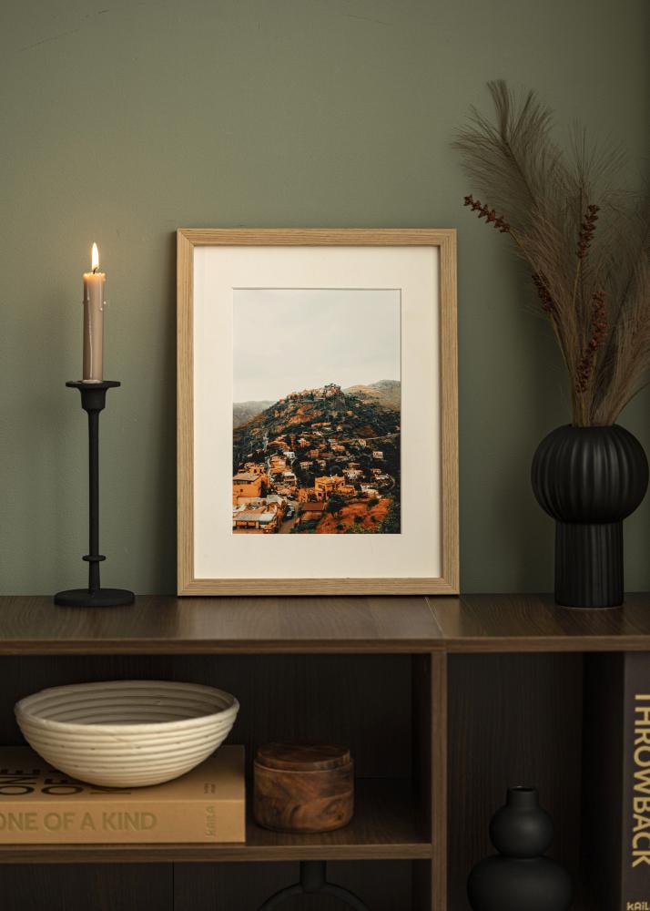 Galleri 1 Frame Blocky Acrylic glass Oak 77x112 cm