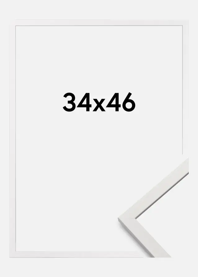 Galleri 1 Frame Edsbyn Acrylic glass White 34x46 cm