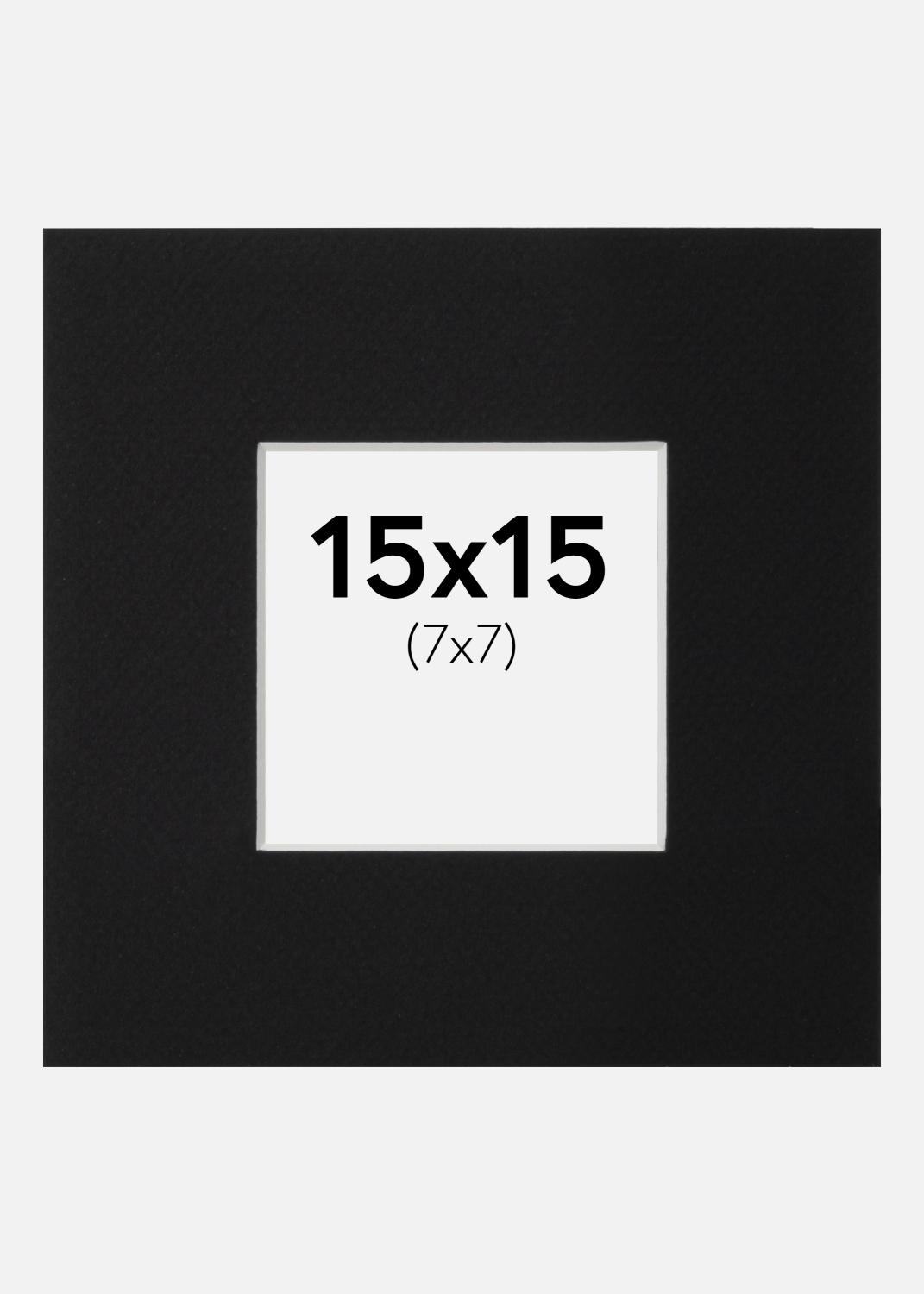 Product Image for Mount Black Standard (White Core) 15x15 cm (7x7)