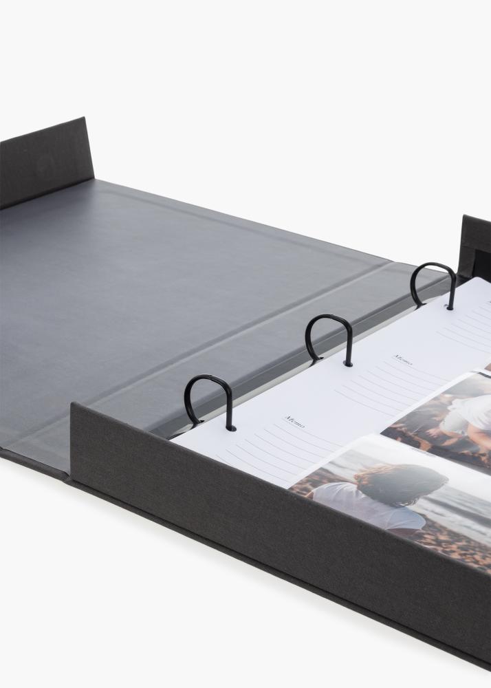 KAILA KAILA MEMORIES Black XL - Coffee Table Photo Album - 60 Pictures in 10x15 cm