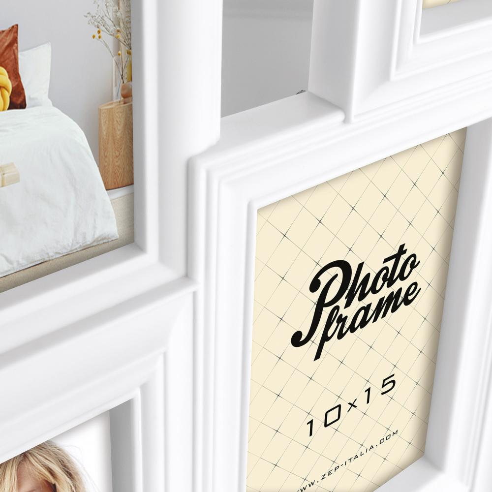 ZEP Tolosa White Collage frame - 8 Pictures